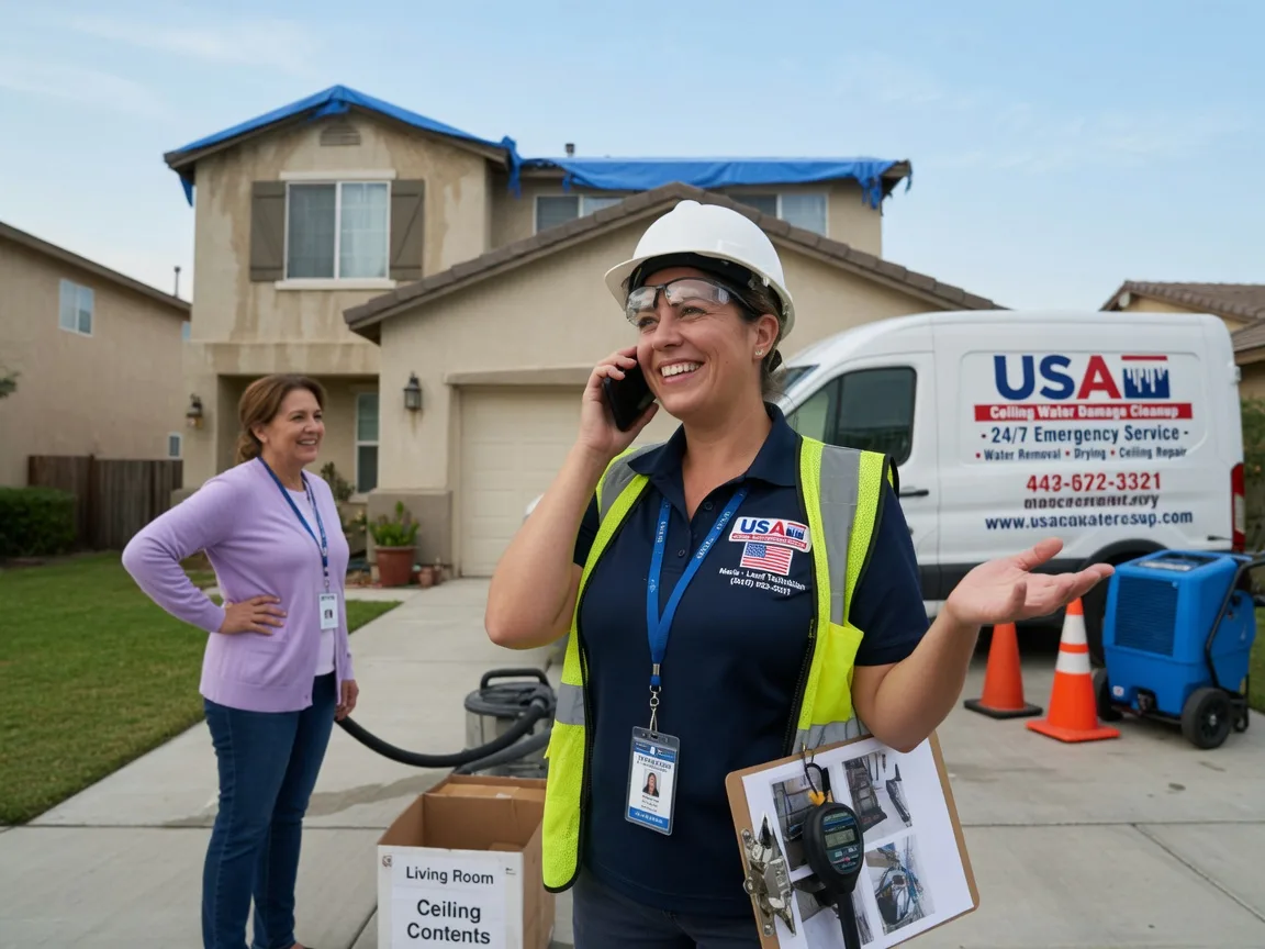 Ceiling Water Damage Restoration Point Lay, AK FAQs